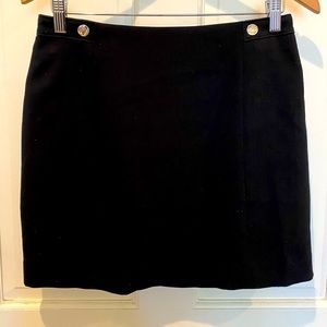 H&M classic black mini skirt
